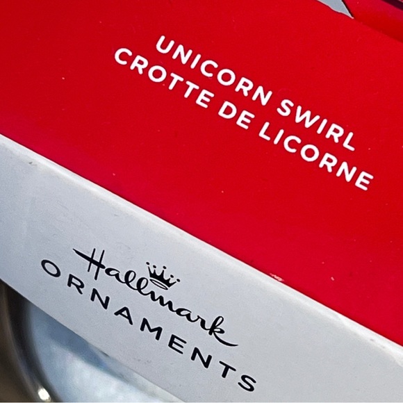 New Hallmark Unicorn Swirl Ornament - Picture 5 of 5